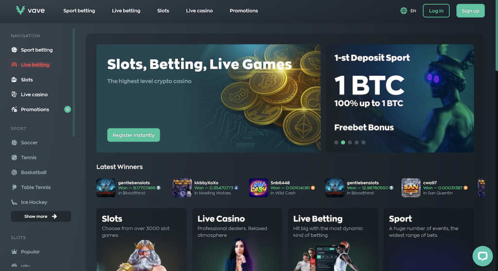 online casino visa